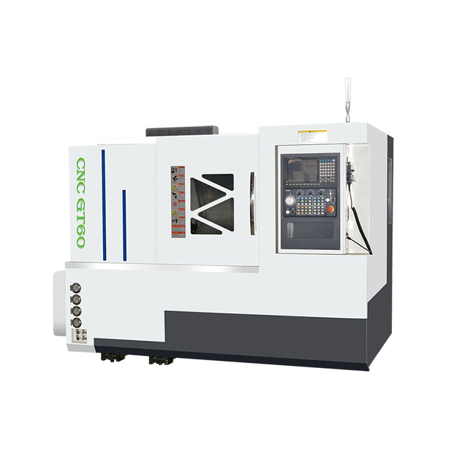 High and low rail inclined bed body CNC lathe (with knife tower)