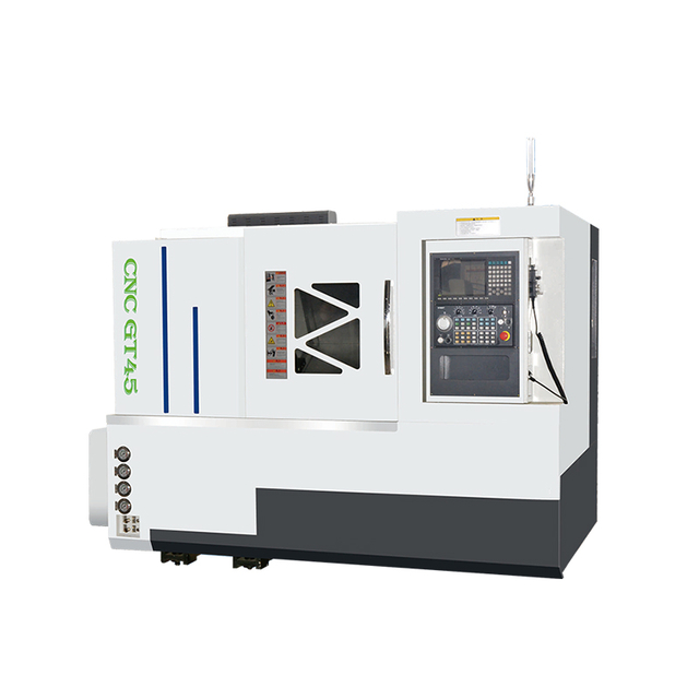 High and low rail inclined bed body CNC lathe (with knife tower)